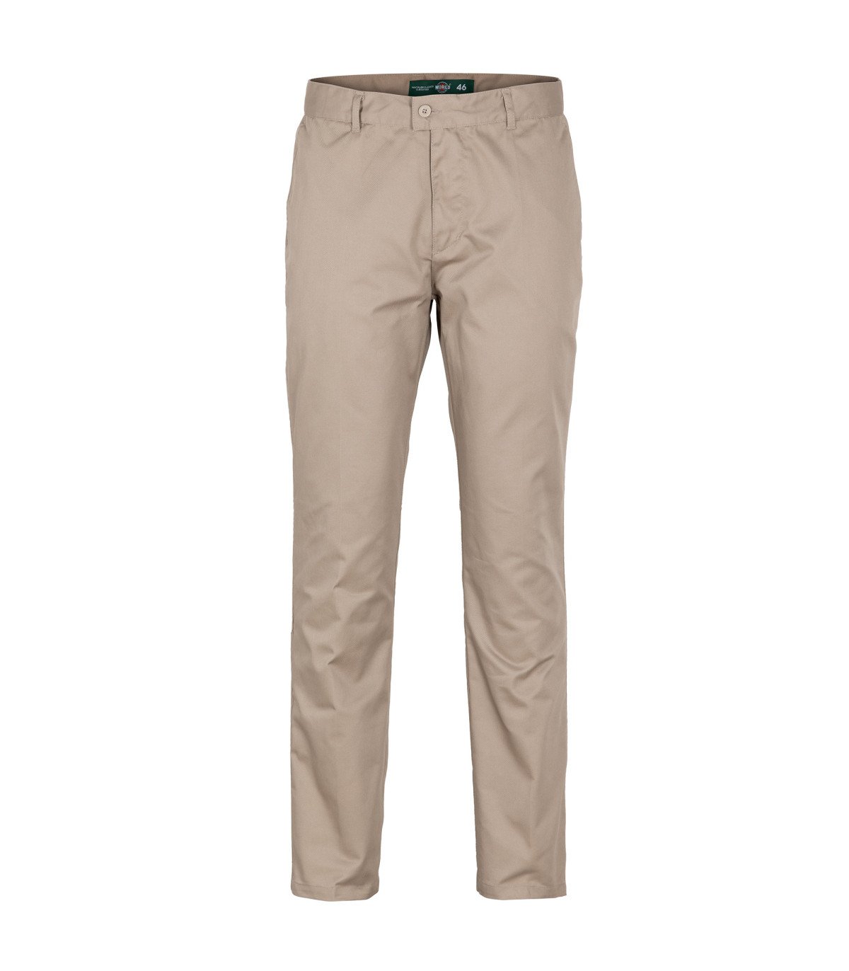 Pantalon-sin-pinzas-beige-1.jpg Pantalon ejecutivo sin pinzas-0225 - Imagen 1