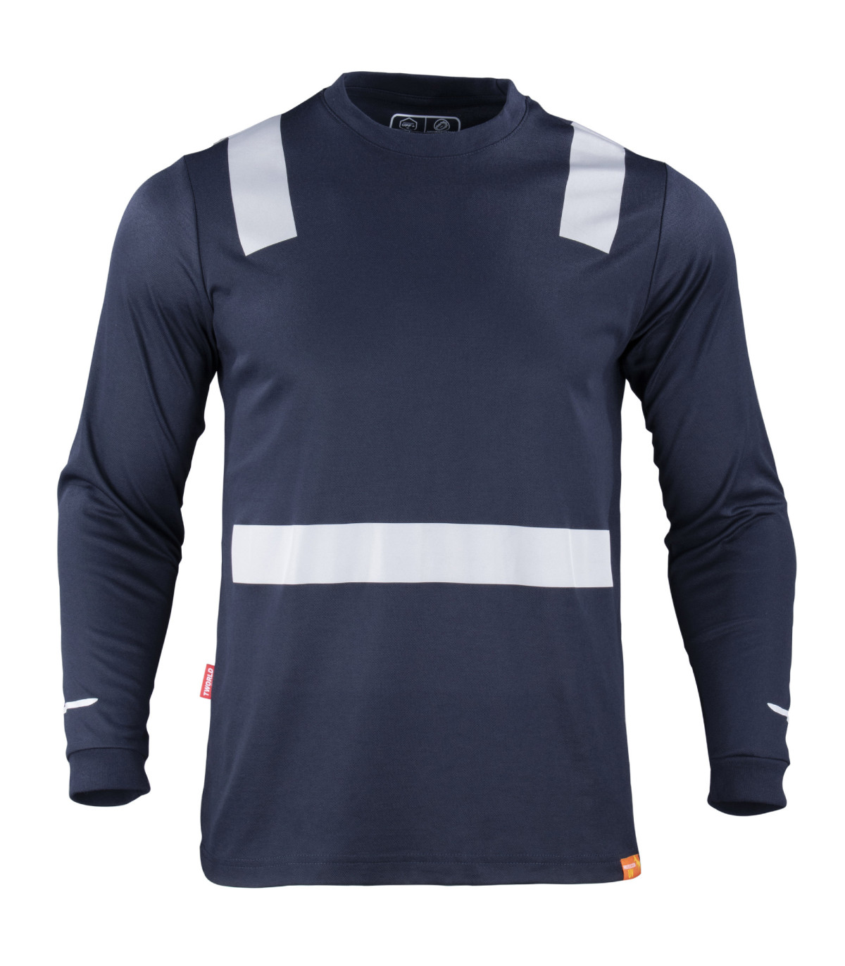 Polera-Hibrida-C_Ref-M_L-Azul-1.jpg Polera Hibrida Cinta Reflectante M_L-0140H - Imagen 1