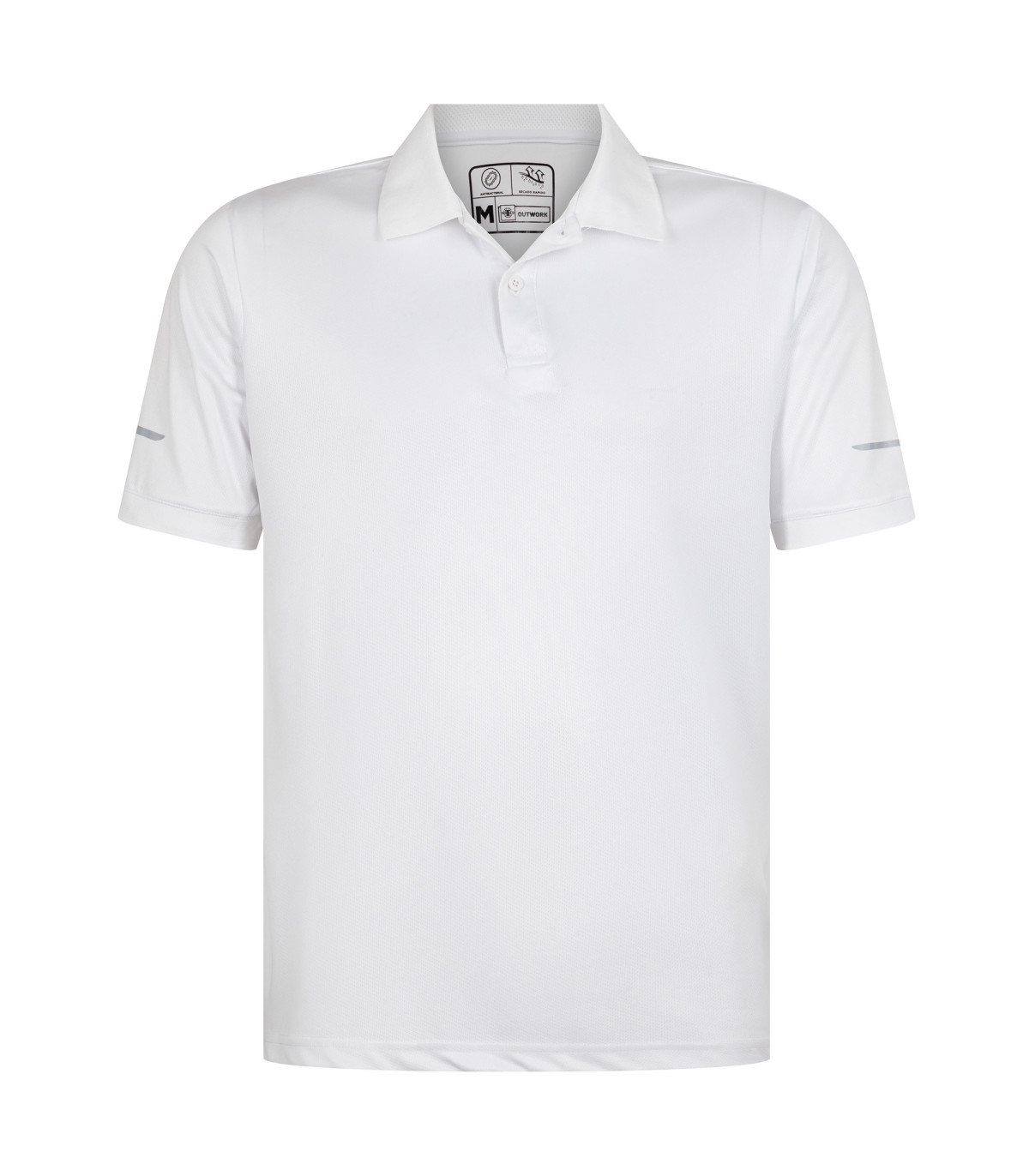 Polera-WorkDry-Cam-M_Corta-Blanco-1.jpg Polera WorkDry Camisero M_Corta 0137 - Imagen 1