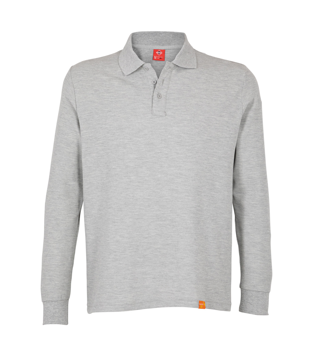 polera-hombre-60-alg-40-Gris-1.jpg Polera Pique M_Larga 60_40-0114H - Imagen 1